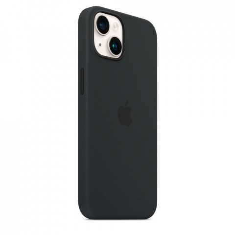 Чохол LUX Silicone Case на iPhone 14 Midnight with MagSafe